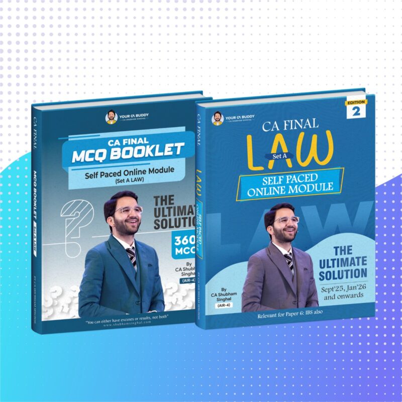 CA Final Set A - Self Paced Online Module - Law