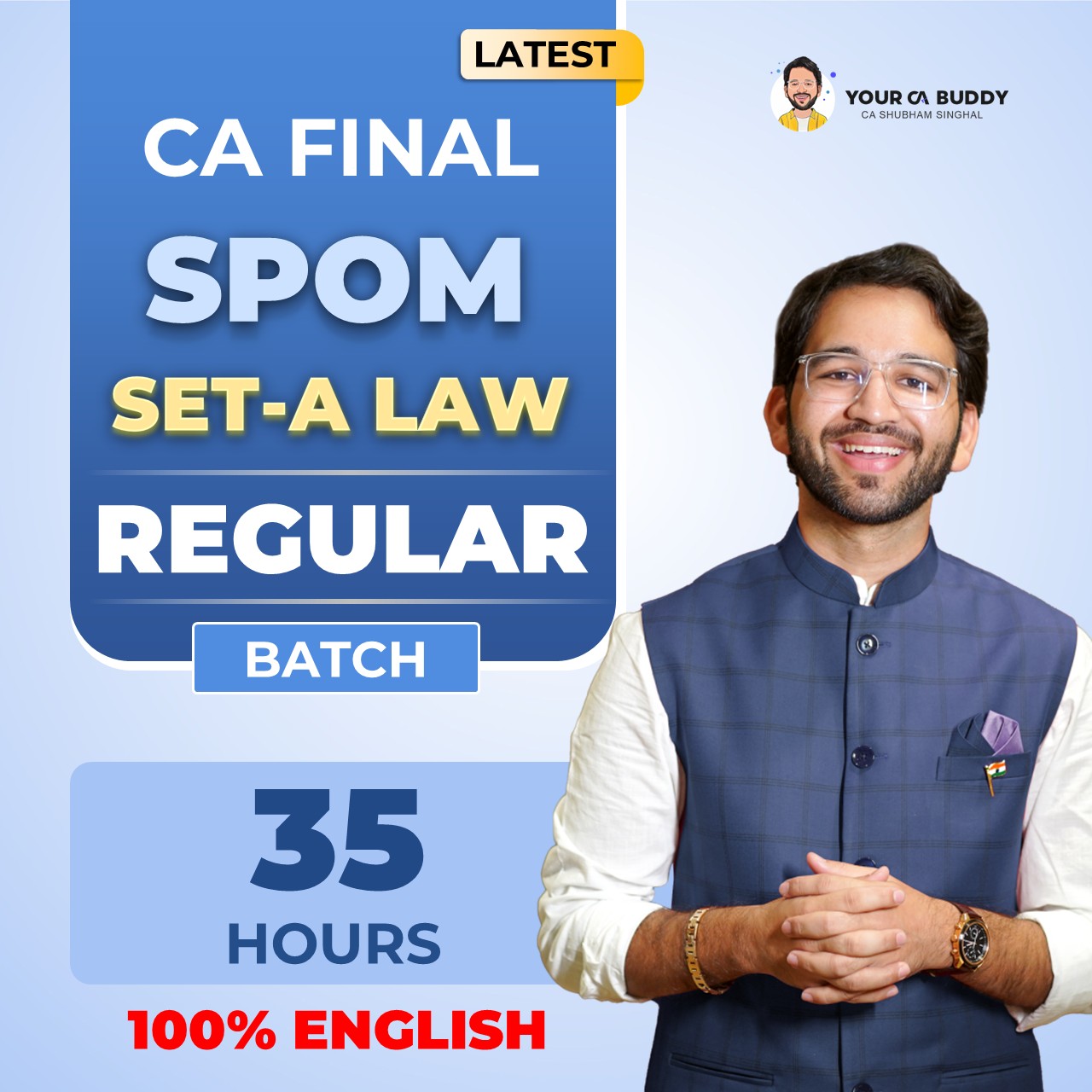 CA FINAL SPOM SET A LAW - 100% English