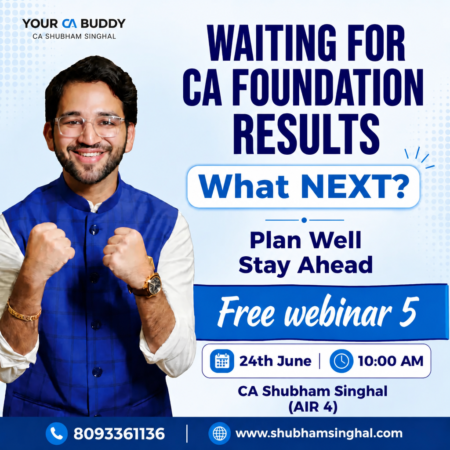 FREE Webinar: Waiting for CA Foundation Result?
