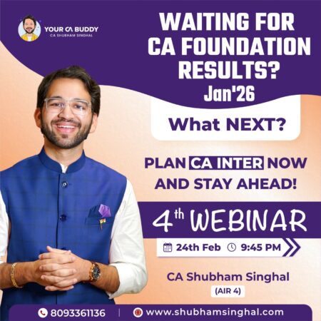 Waiting for CA Foundation Results? Jan'26 (Free Webinar)