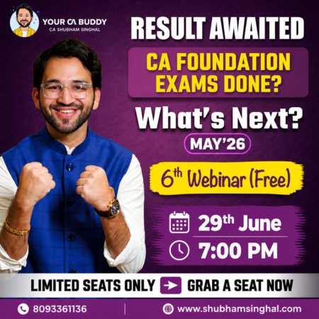 FREE Webinar: CA Foundation Exams Done? Result Awaited