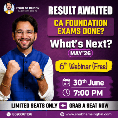 FREE Webinar: CA Foundation Exams Done? Result Awaited
