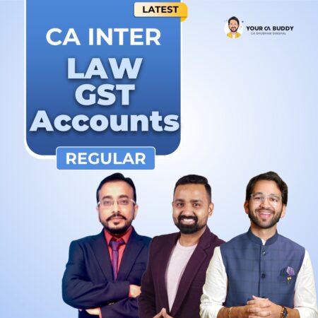 CA Inter - Corporate & Other Law+GST+Advance Accounts - May'26, Sept'26 & Jan'27