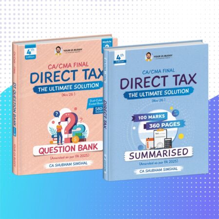 CA Final Direct Tax Summary Notes + Question Bank - 2026