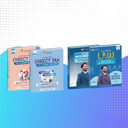 CA Final Set A SPOM+CA Final Direct Tax Summary Notes and Question Bank