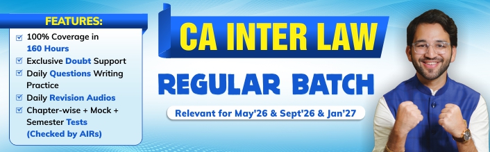 Ca Inter Law Regular Batch banner