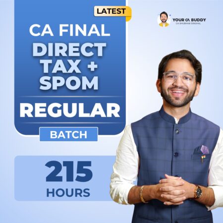 CA Final DT and SPOM Law - 2026