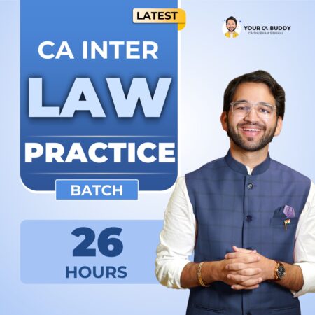 CA Inter LAW Practice Batch - May'26 & Sept'26 (Paper 2 - Corporate and Other Law)