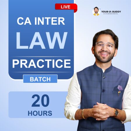 CA Inter LAW Practice Batch - May'26 & Sept'26 (Paper 2 - Corporate and Other Law)