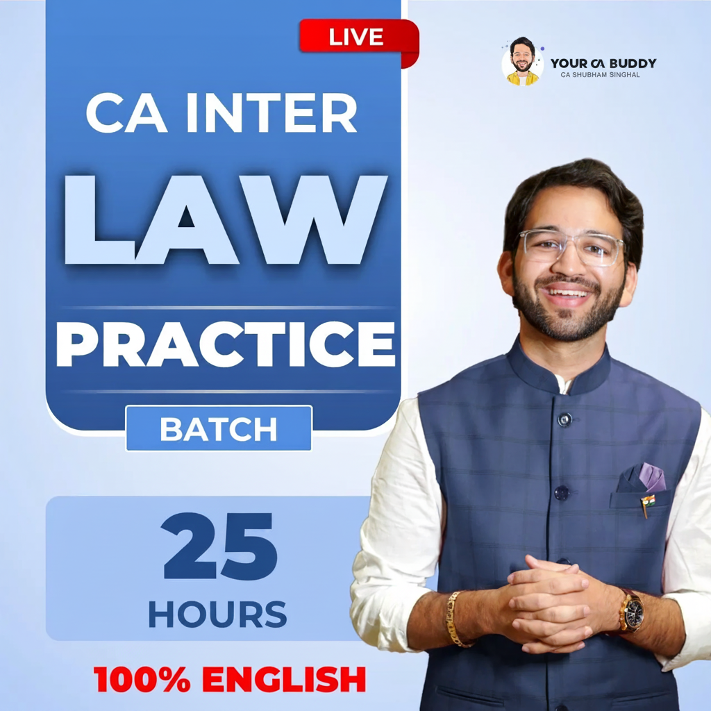 CA Inter LAW Practice Batch - 100% English